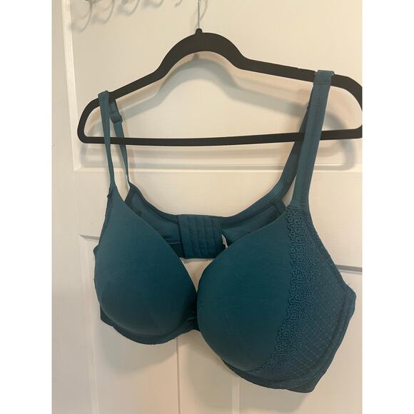 Lane Bryant‎ Cacique Boost Plunge Bra Sz 44DDD Triple D Plus Size Cotton Spandex - Picture 4 of 8